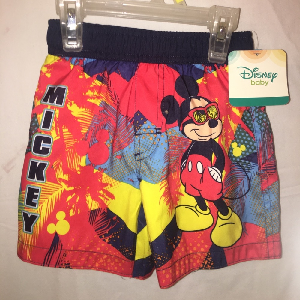 Cute Mickey Mouse swim trunks